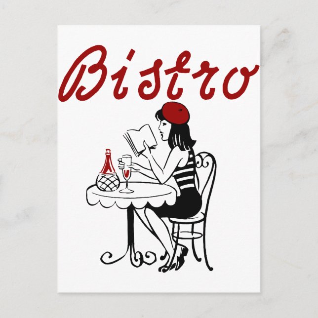 Bistro Postkarte (Vorderseite)