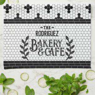 Bistro Tile Personalisierte Küche Handtuch