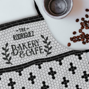 Bistro Tile Personalized Apron Schürze