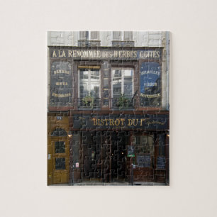 Bistrot Dui ~ Wein Bar ~ Restaurant ~ Paris Frankr Puzzle