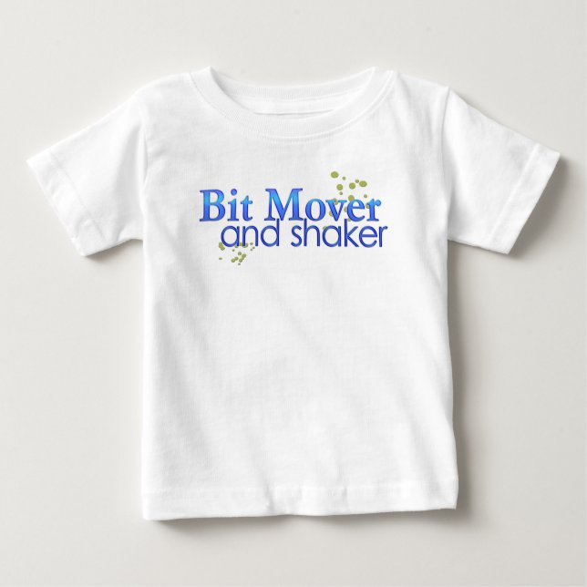 Bit Mover und Shaker Baby T-shirt (Vorderseite)