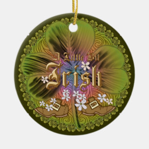 Bit O irische Verzierung Keramikornament