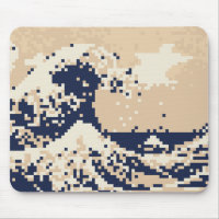 Bit-Pixel-Kunst des Pixel-Tsunami-8