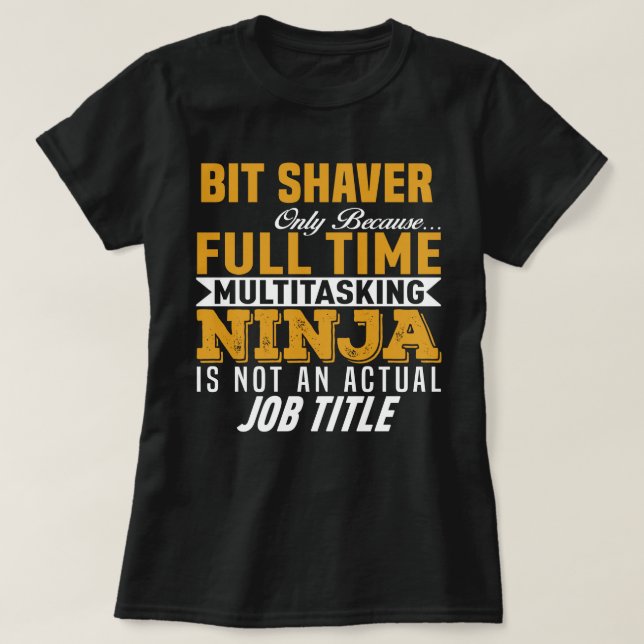 Bit Shaver T-Shirt (Design vorne)