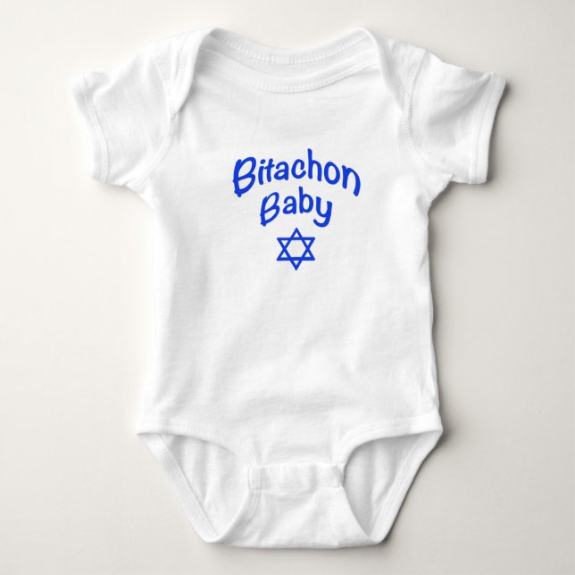 Bitachon Baby Blue Baby Strampler (Vorderseite)