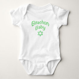 Bitachon Baby Green Bodysuit Baby Strampler