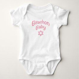Bitachon Baby Pink Säugling Bodysuit Baby Strampler