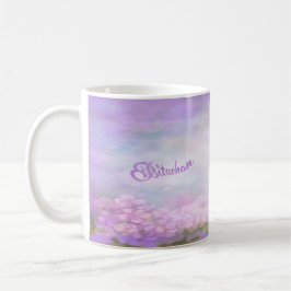 Bitachon Purple Flowers Tasse