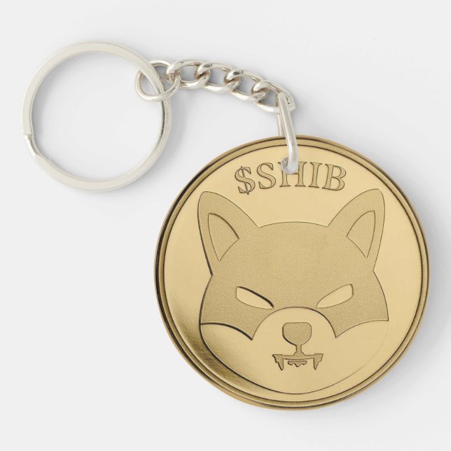 BitCap Shiba Inu Schlüsselanhänger (Vorderseite)