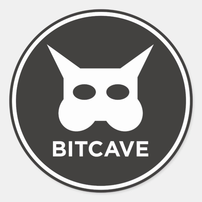 Bitcave Sticker (Vorderseite)