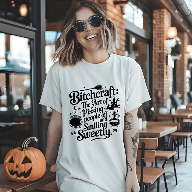 Bitchcraft: Die Kunst, Menschen zu verärgern Tri-Blend Shirt (halloween,halloween movies,halloweentown,halloween horror nights,halloween ends,halloweentown cast)