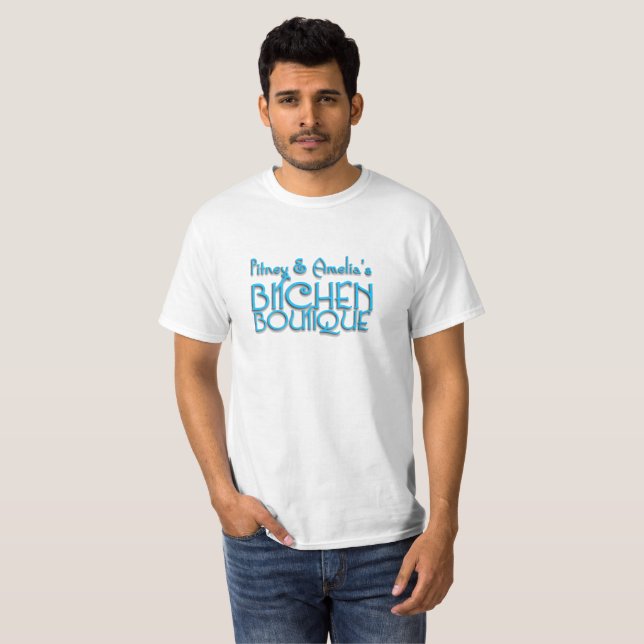 Bitchen Butike-grundlegendes weißes Shirt (Vorne ganz)