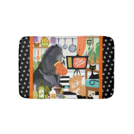 BITCHEN KITCHEN cute dog cooking chef floor mat Badematte