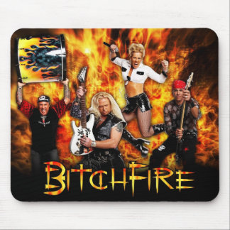 BitchFire Mausunterlage Mousepad