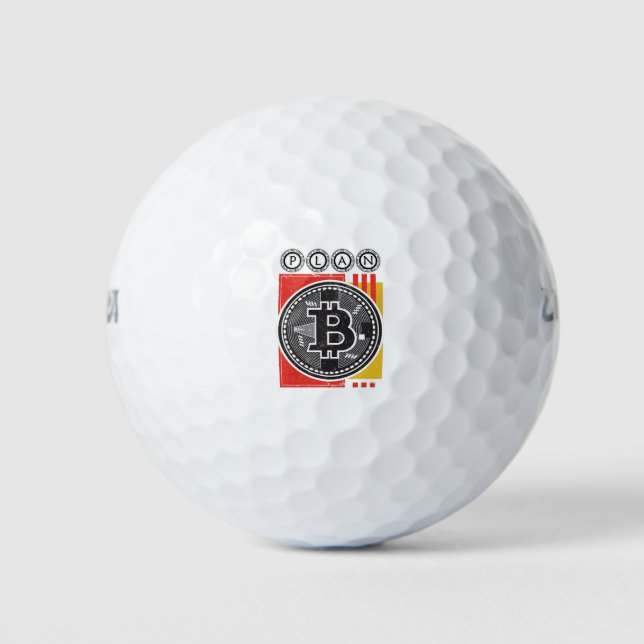 Bitcoin - С Umtausch - Plan B Golfball (Vorderseite)