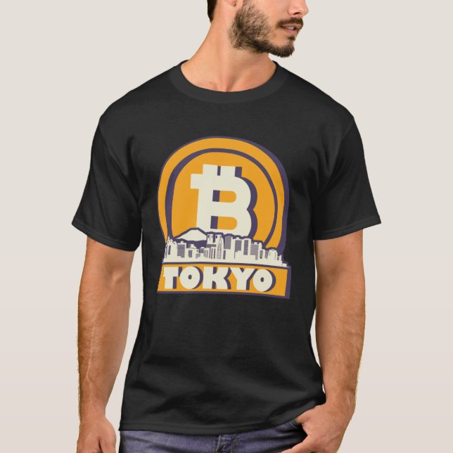 Bitcoin 東京都 Skyline  Tokyo Bitcoin Maximalist T-Shirt (Vorderseite)