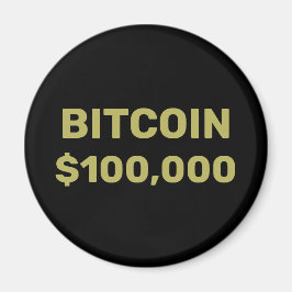 Bitcoin 100000 Feier Magnet