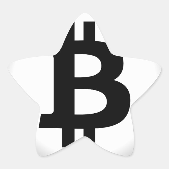 Bitcoin 13 Stern-Aufkleber (Vorderseite)