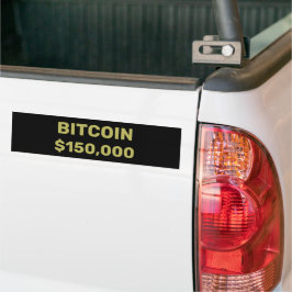 Bitcoin 150000 Feier Autoaufkleber
