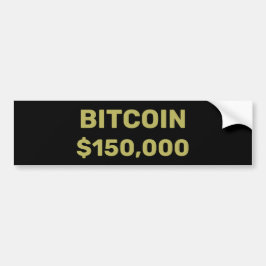 Bitcoin 150000 Feier Autoaufkleber