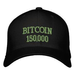 Bitcoin 150000 Feier Bestickte Baseballkappe