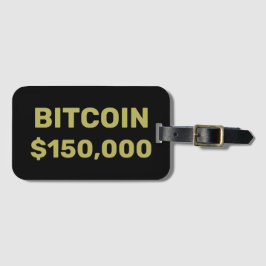 Bitcoin 150000 Feier Gepäckanhänger