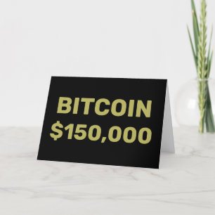 Bitcoin 150000 Feier Karte