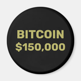 Bitcoin 150000 Feier Magnet