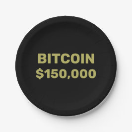 Bitcoin 150000 Feier Pappteller