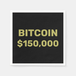 Bitcoin 150000 Feier Serviette