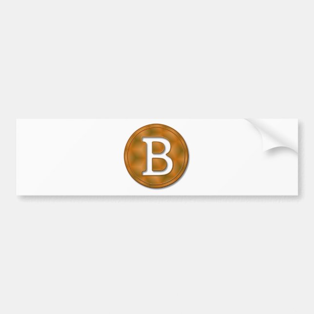 Bitcoin 15 autoaufkleber (Vorne)
