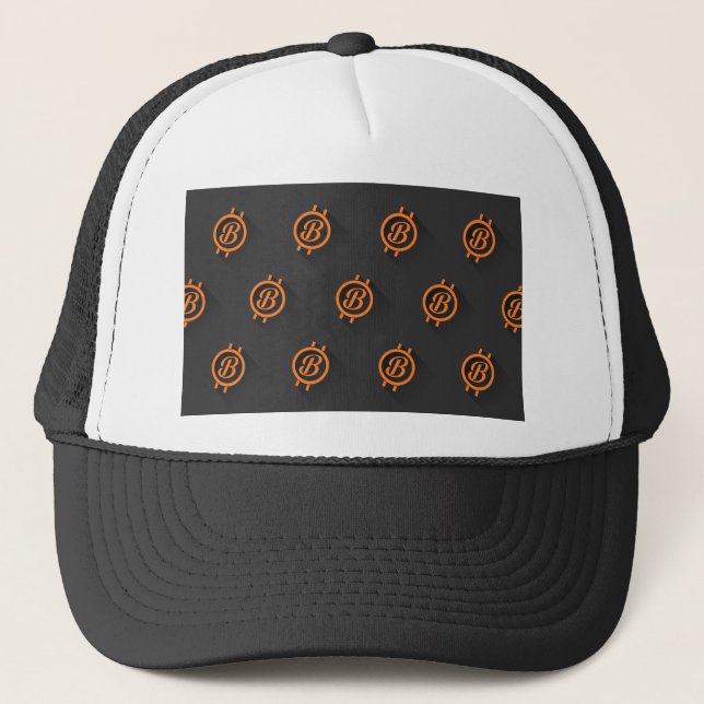 Bitcoin 3 truckerkappe (Vorderseite)