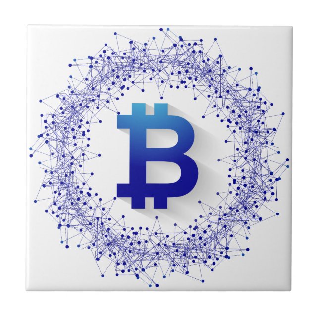 Bitcoin 5 fliese (Vorderseite)