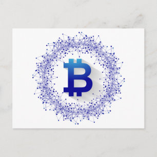 Bitcoin 5 postkarte