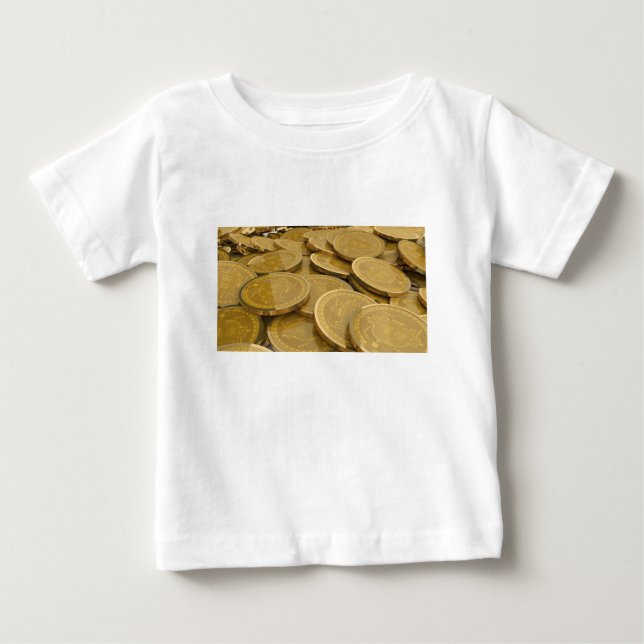 Bitcoin 7 baby t-shirt (Vorderseite)