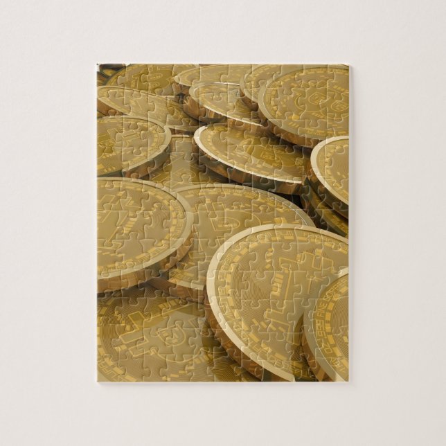 Bitcoin 7 puzzle (Vertikal)