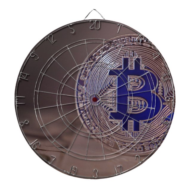 Bitcoin 8 dartscheibe (vorne)