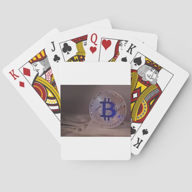 Bitcoin 8 spielkarten (Rückseite)