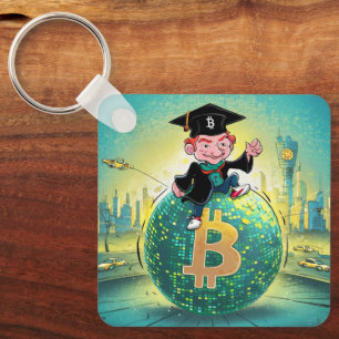 Bitcoin-Abschluss Schlüsselanhänger