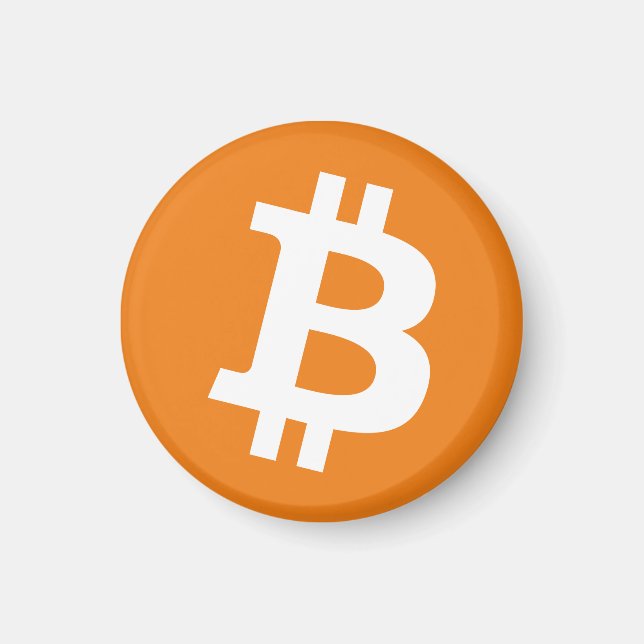 Bitcoin Acrylic Keychain Rep Magnet (Vorne)