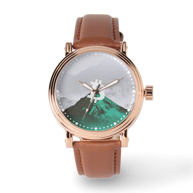 Bitcoin All-Time-High (ATH) Armbanduhr (Vorderseite)