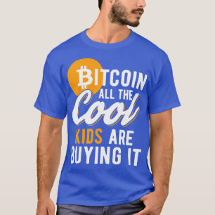 Bitcoin alle Coolen Kinder kaufen es komische Cryp T-Shirt