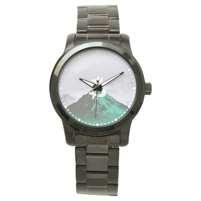 Bitcoin Allzeithoch (ATH) Armbanduhr (Vorderseite)