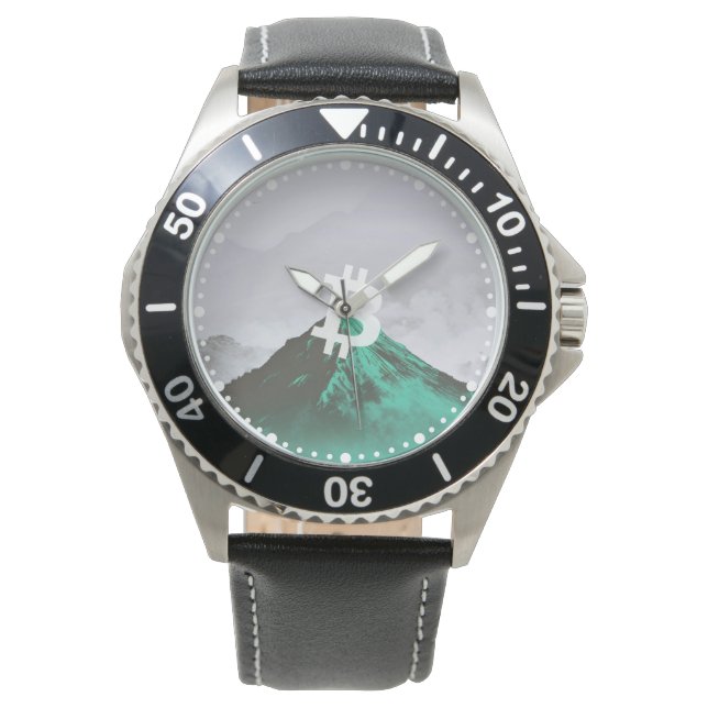 Bitcoin Allzeithoch (ATH) Armbanduhr (Vorderseite)