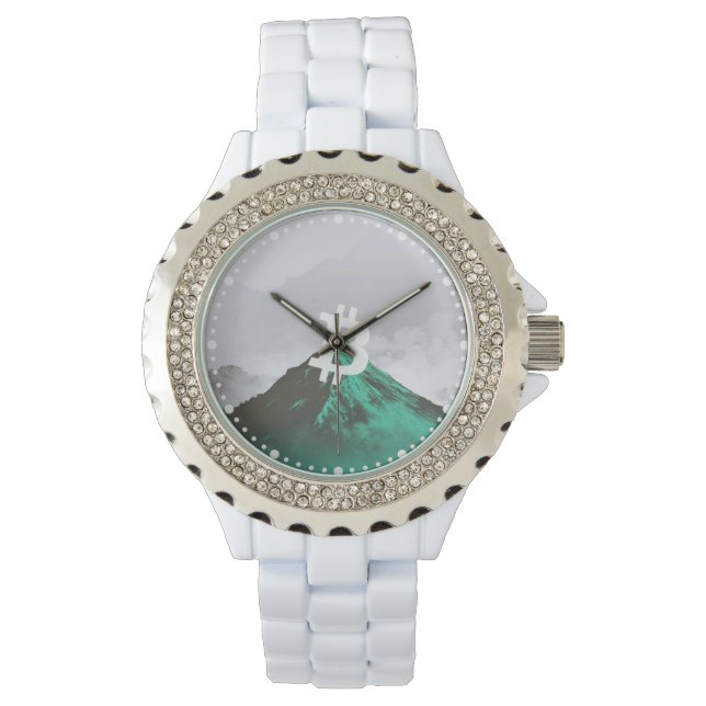 Bitcoin Allzeithoch (ATH) Armbanduhr (Vorderseite)