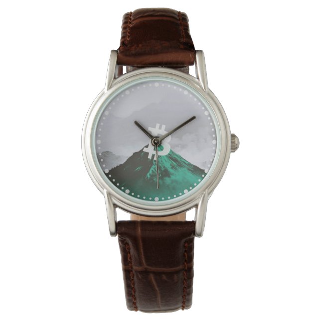 Bitcoin Allzeithoch (ATH) Armbanduhr (Vorderseite)