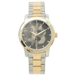 Bitcoin America ₿ (Vintage) Uhr