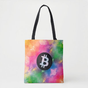 Bitcoin Aquarell (Stil 1 - Genesis)