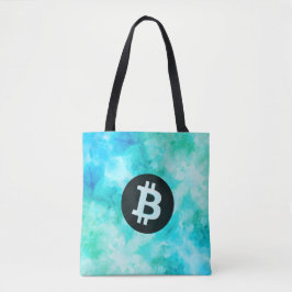 Bitcoin Aquarell (Stil 3 - Strandleben)