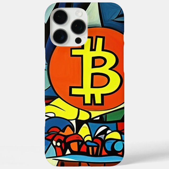 Bitcoin Art Case-Mate iPhone Hülle (Rückseite)